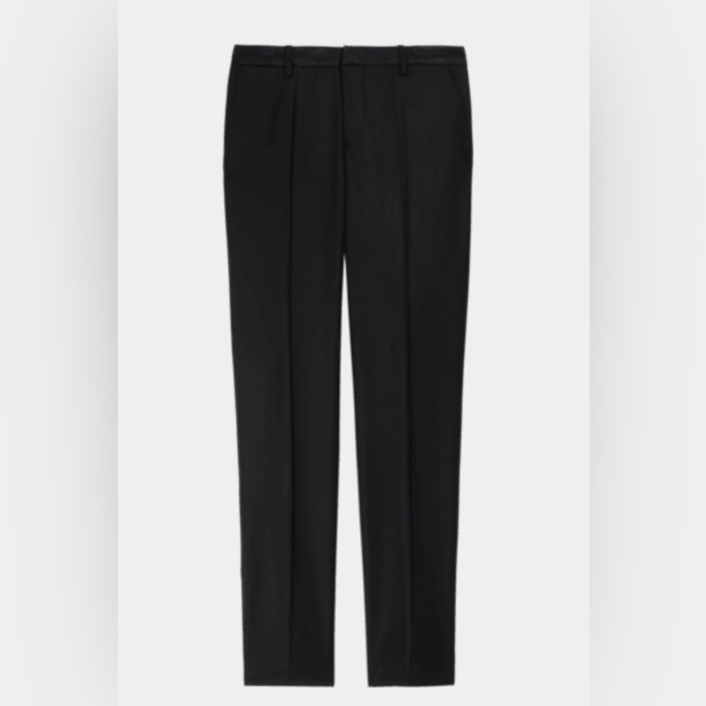 Suitsupply Black Wool Trouser